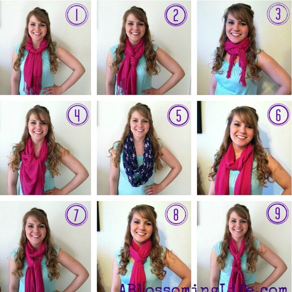 Oversized and Super Soft Multi Colored Mandala Floral Patchwork Square Scarf - Picture 8 of 8